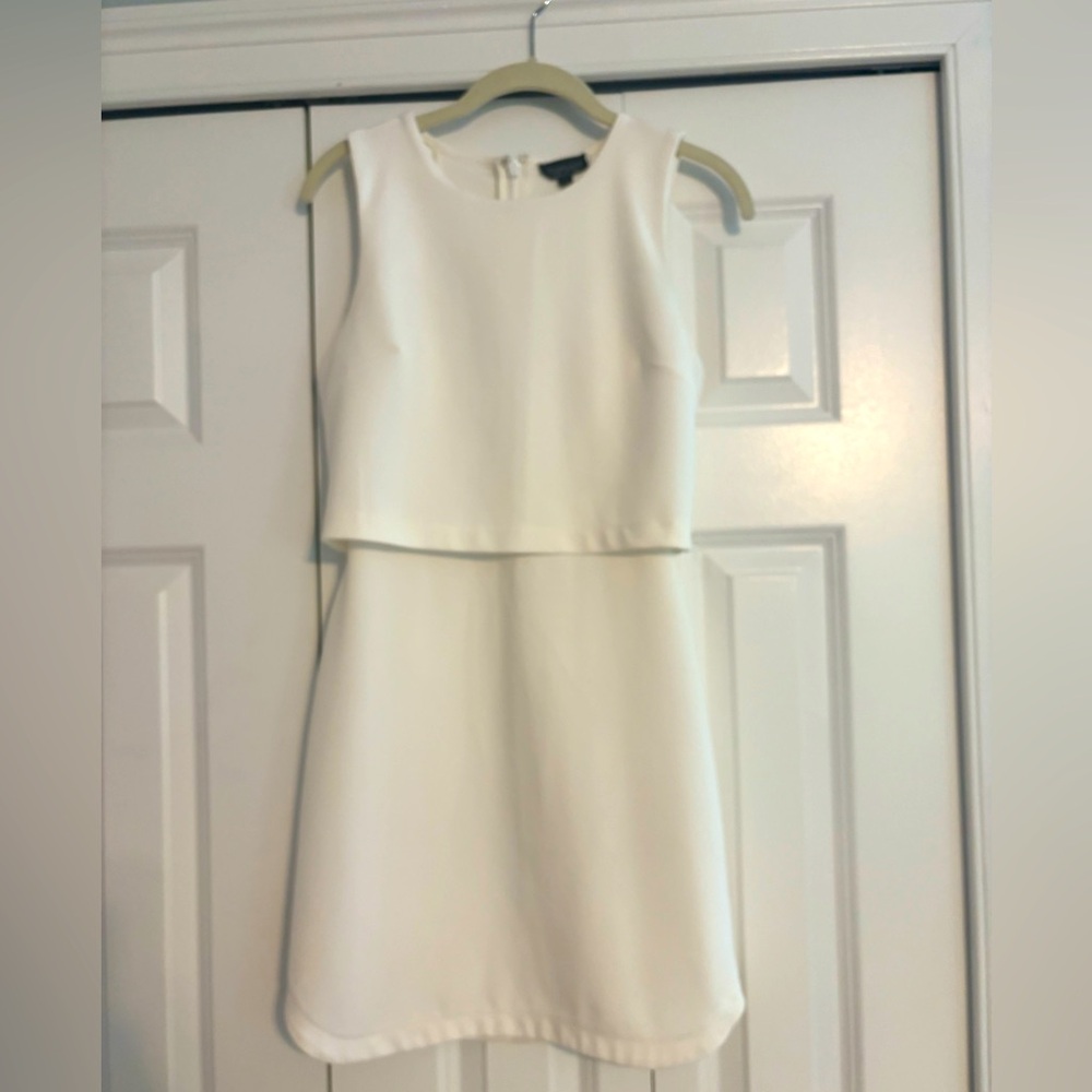 White Topshop mini dress size 4